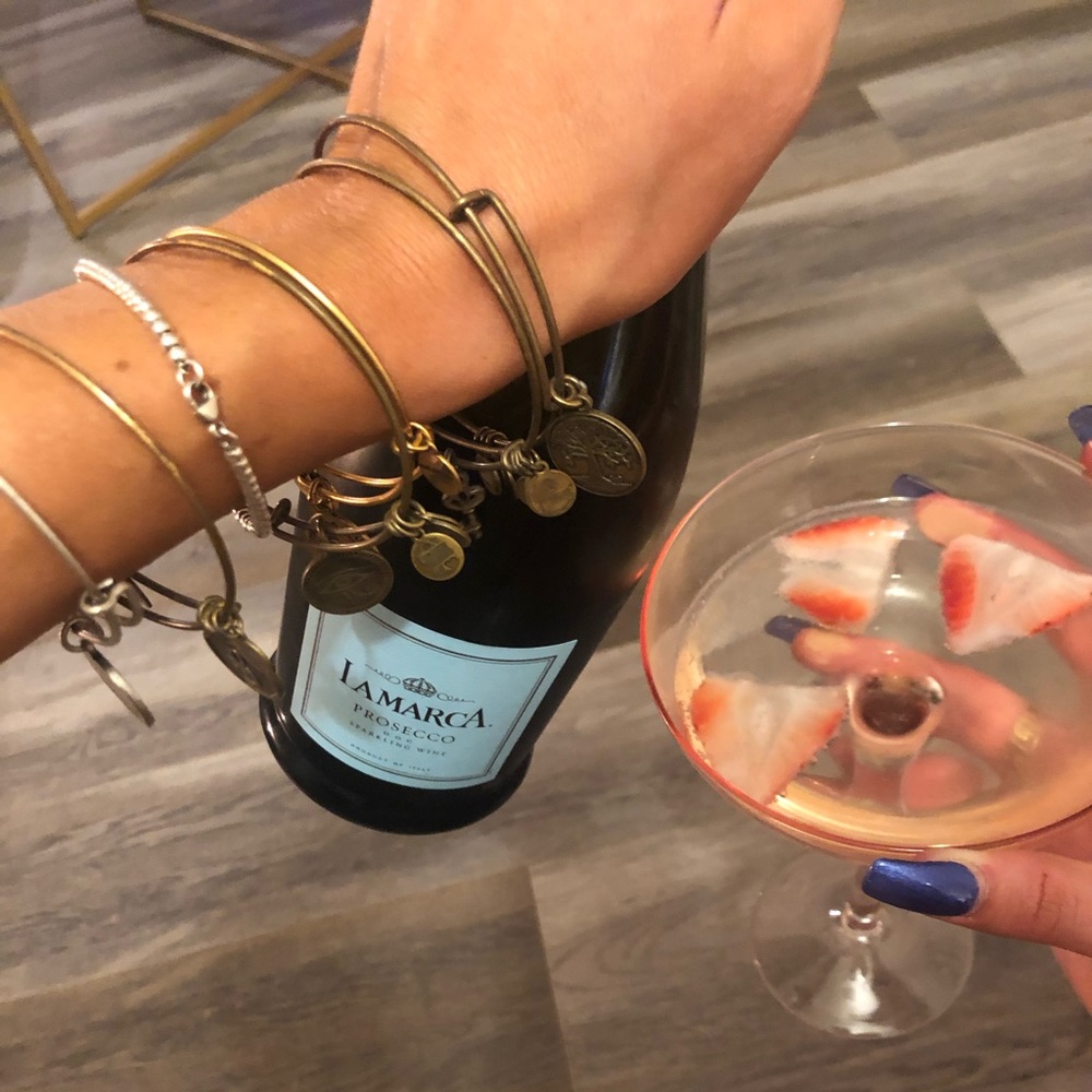 Alex and Ani charm bracelets